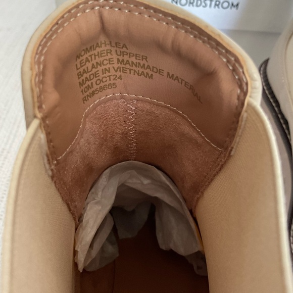 Nordstrom Tan Chunky Ankle Booties - Picture 7 of 9